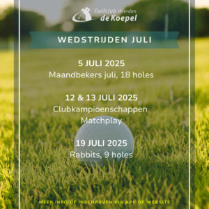 Poster wedstrijden juli 2025 nieuw